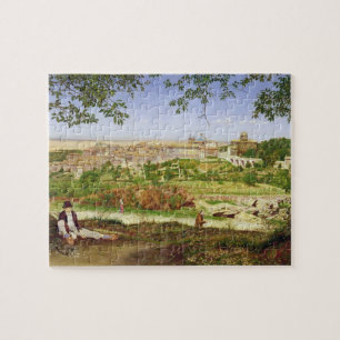 Ariccia, Italië, 1860 (olie op het paneel) Legpuzzel