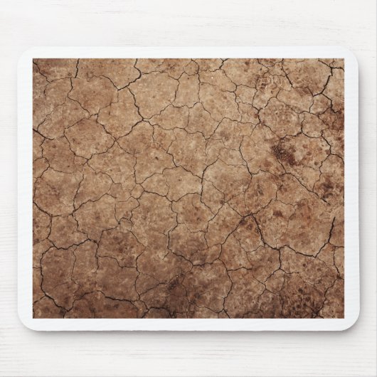 Arid Dry Cracked Earth Muismat (Voorkant)