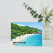 Aride Island Natuurreservaat Seychellen Briefkaart (Staand voorkant)