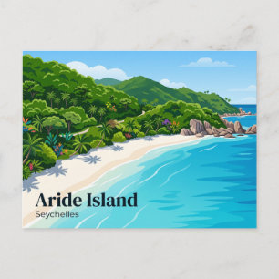 Aride Island Natuurreservaat Seychellen Briefkaart