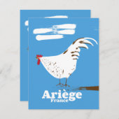 Ariège France reisposter. (Voorkant / Achterkant)