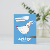Ariège Frankrijk reisposter. (Staand voorkant)