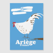 Ariège Frankrijk reisposter. (Voorkant)