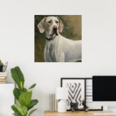 Ariege Pointer - Dog Portrait Poster (Thuiskantoor)