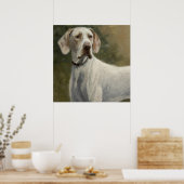 Ariege Pointer - Dog Portrait Poster (Keuken)
