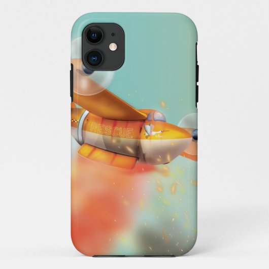 Ariel brandbestrijdingsvliegtuig Case-Mate iPhone case (Achterkant)