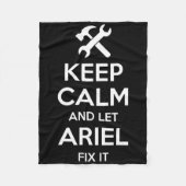 Ariel Fix Quote Grappige Verjaardag Gepersonalisee Fleece Deken (Voorkant)