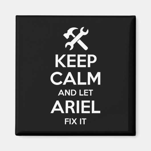 Ariel Fix Quote Grappige Verjaardag Gepersonalisee Magneet (Voorkant)