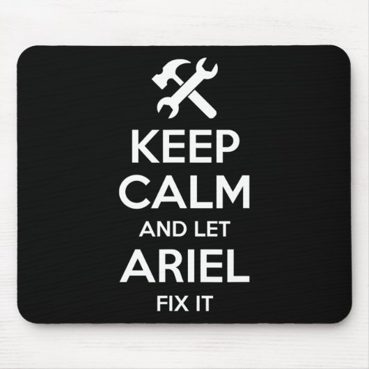 Ariel Fix Quote Grappige Verjaardag Gepersonalisee Muismat (Voorkant)