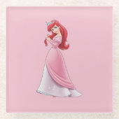 Ariel Glass Coaster Glazen Onderzetter (Voorkant)