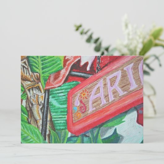 Ariel Greeting Card Bedankkaart (Staand voorkant)