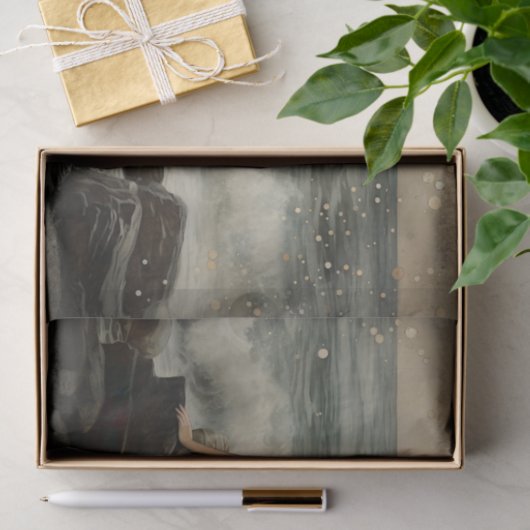 ARIEL KIJKT NAAR HET ZEE ONTKOPPELINGSWEEFSELPAPIE TISSUEPAPIER (Geschenk)