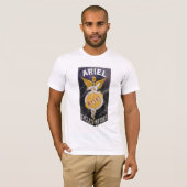 ARIEL  MOTORCYCLUS, afbeelding in nood. T-shirt (Voorkant volledig)