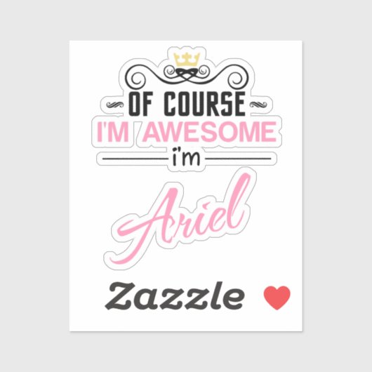 Ariel Natuurlijk ben ik Geweldige Sticker (Vel)