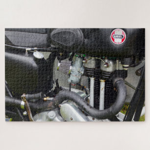 Ariel NG 350 motor met motormotor met wartime moto Legpuzzel