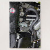 Ariel NG 350 motor met motormotor met wartime moto Legpuzzel (Verticaal)