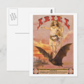 Ariel op een biet briefkaart (Voorkant / Achterkant)