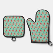 Ariel Oven Mitt & Pot Houder Set (Voorkant)