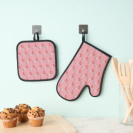 Ariel Oven Mitt & Pot Houder Set