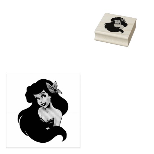 Ariel Rubberstempel (Gestempeld)