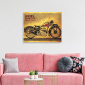 Ariel Square Vier  motorfiets Canvas Afdruk (Insitu (Woonkamer))