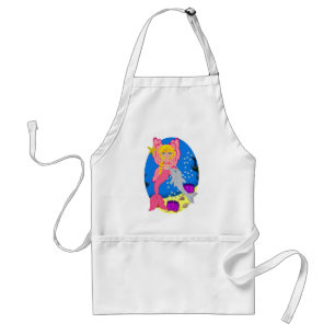 Ariel the Pink Merfaery and Dolphin Apron Standaard Schort