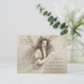 Ariel The tempest All hail, grote meester CC1008 Briefkaart (Staand voorkant)