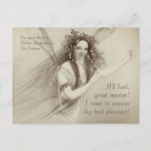 Ariel The tempest All hail, grote meester CC1008 Briefkaart (Voorkant)