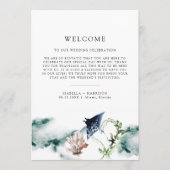 ARIEL Tropical Beach Welkomstbrief Tijdlijn Kaart (Voorkant)