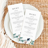 ARIEL Tropical Ocean Coral Manta Ray Beach Menu