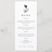 ARIEL Tropical Ocean Coral Manta Ray Beach Menu (Voorkant)