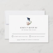 ARIEL Tropical Ocean Coral Manta Ray Beach RSVP Kaart (Voorkant)