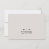 ARIEL Tropical Ocean Coral Manta Ray Beach RSVP Kaart (Achterkant)