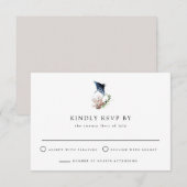 ARIEL Tropical Ocean Coral Manta Ray Beach RSVP Kaart (Voorkant / Achterkant)