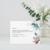 ARIEL Tropical Ocean Marine Beach Details Kaart (Staand voorkant)