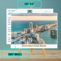 Ariel Uitzicht of South Beach, Florida