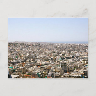 Ariel Uitzicht van Athene, Briefkaart Griekenland