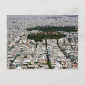 Ariel Uitzicht van Athene over een Briefkaart (Voorkant)