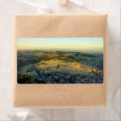 Ariel Uitzicht van de berg Olijven Jersalem Israel Etiket (Insitu)