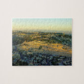 Ariel Uitzicht van de berg Olijven Jersalem Israel Legpuzzel (Horizontaal)