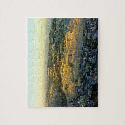 Ariel Uitzicht van de berg Olijven Jersalem Israel Legpuzzel (Verticaal)