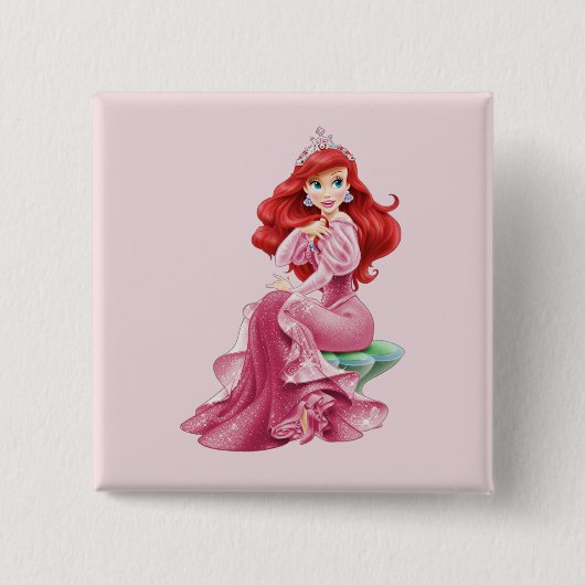 Ariel Vierkante Button 5,1 Cm (Voorkant)