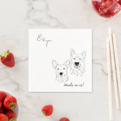 Ariel Wedding Cocktail servetten (Insitu)