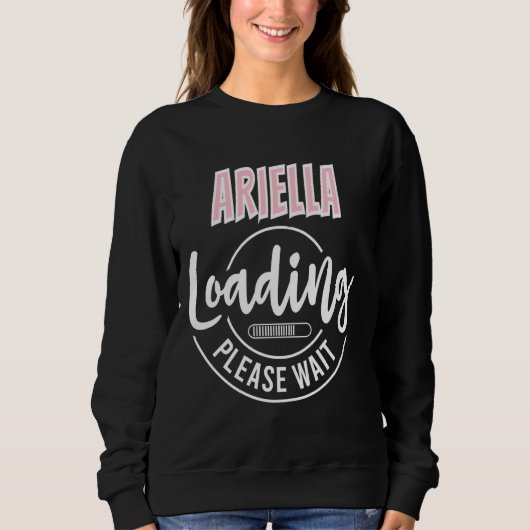 Ariella Loading Aangepaste Gepersonaliseerde Baby Trui (Voorkant)
