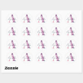 Arielle Naam Aangepaste Sticker Meisjes Label Flor (Vel)