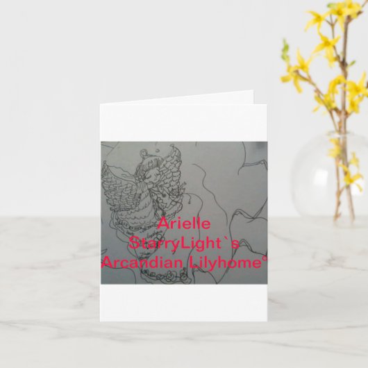 Arielle StarryLight's Hearty Notes Kaart (Gele Bloem)