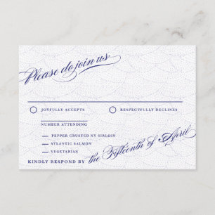 Arielle van Forever Wedding. RSVP Kaartje