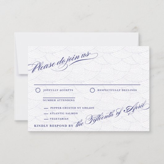 Arielle van Forever Wedding. RSVP Kaartje (Voorkant)