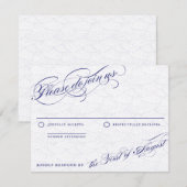 Arielle van Forever Wedding. RSVP Kaartje (Voorkant / Achterkant)