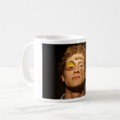 Ariels canvas koffiemok (Voorkant links)